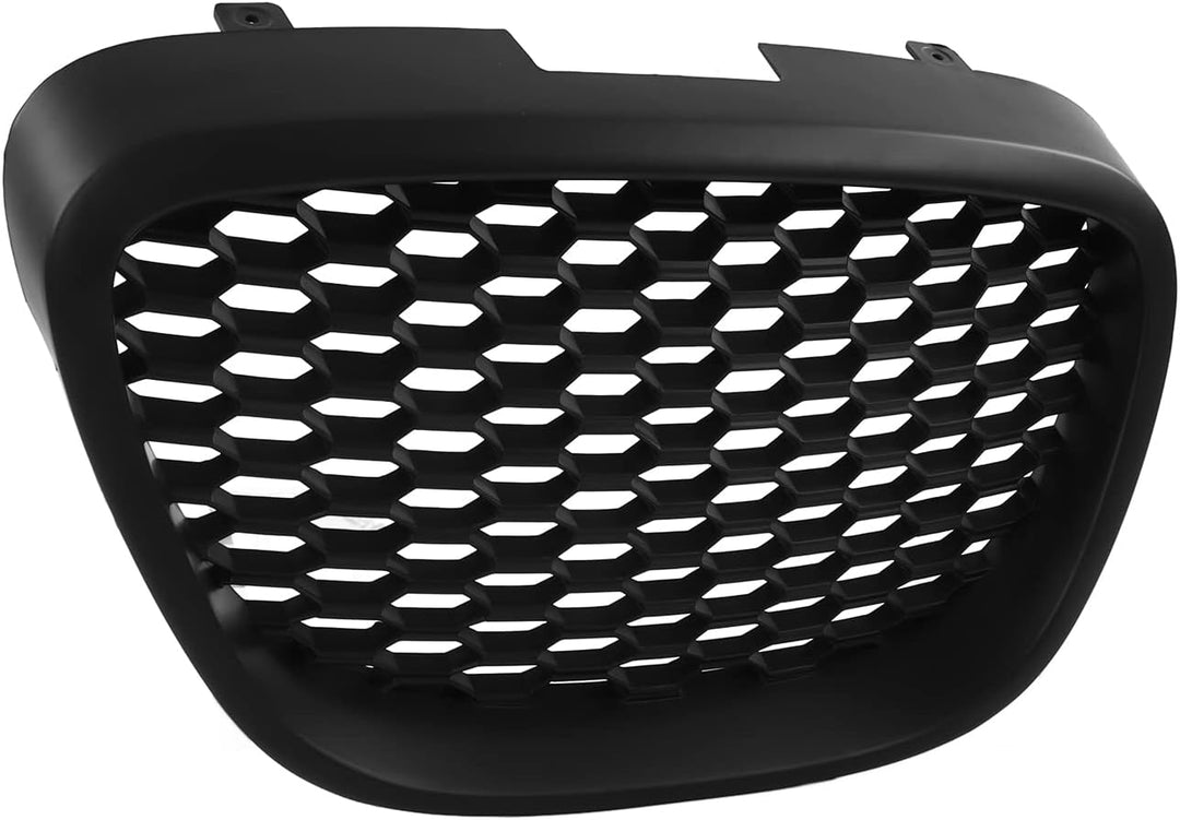 Motorhaube Lüftungsgitter Abdeckung Front Lüftungsgitter Schwarz Matt Front Wabengitter Grill 113300
