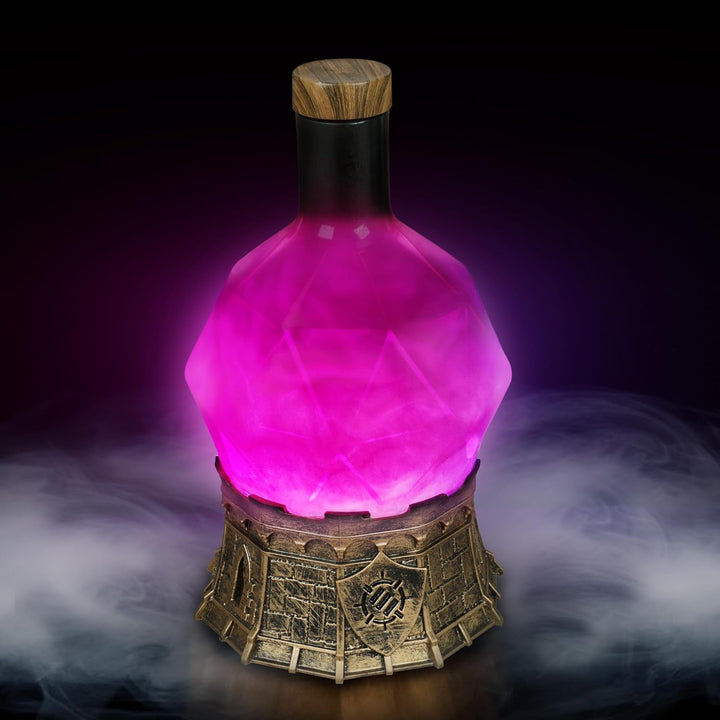 ENHANCE Gaming-Zaubertranklicht mit wirbelndem Elixier - Zaubertrankflasche als Stimmungslicht für T