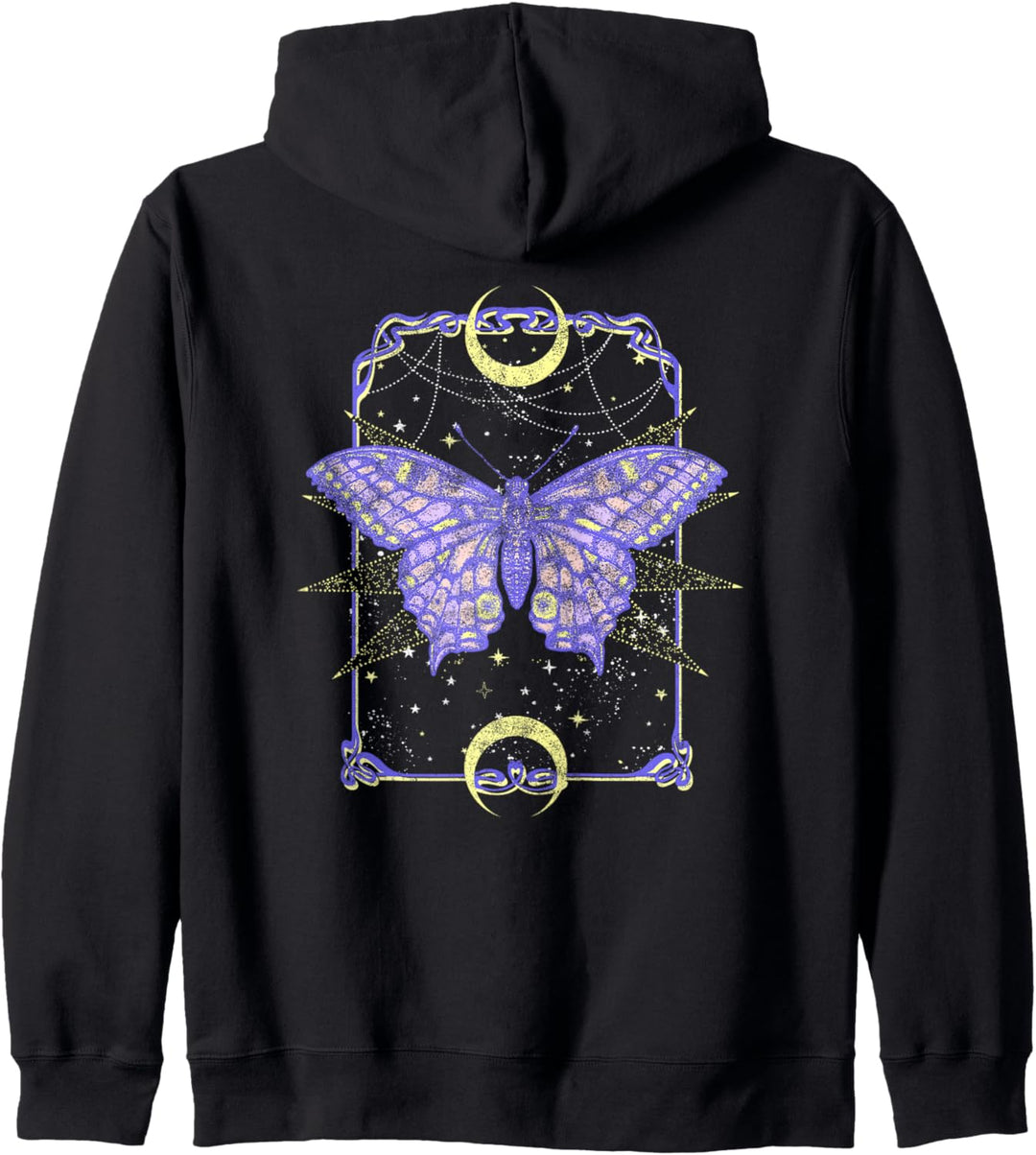 Celestial Butterfly Tarot Card Front & Back Kapuzenjacke