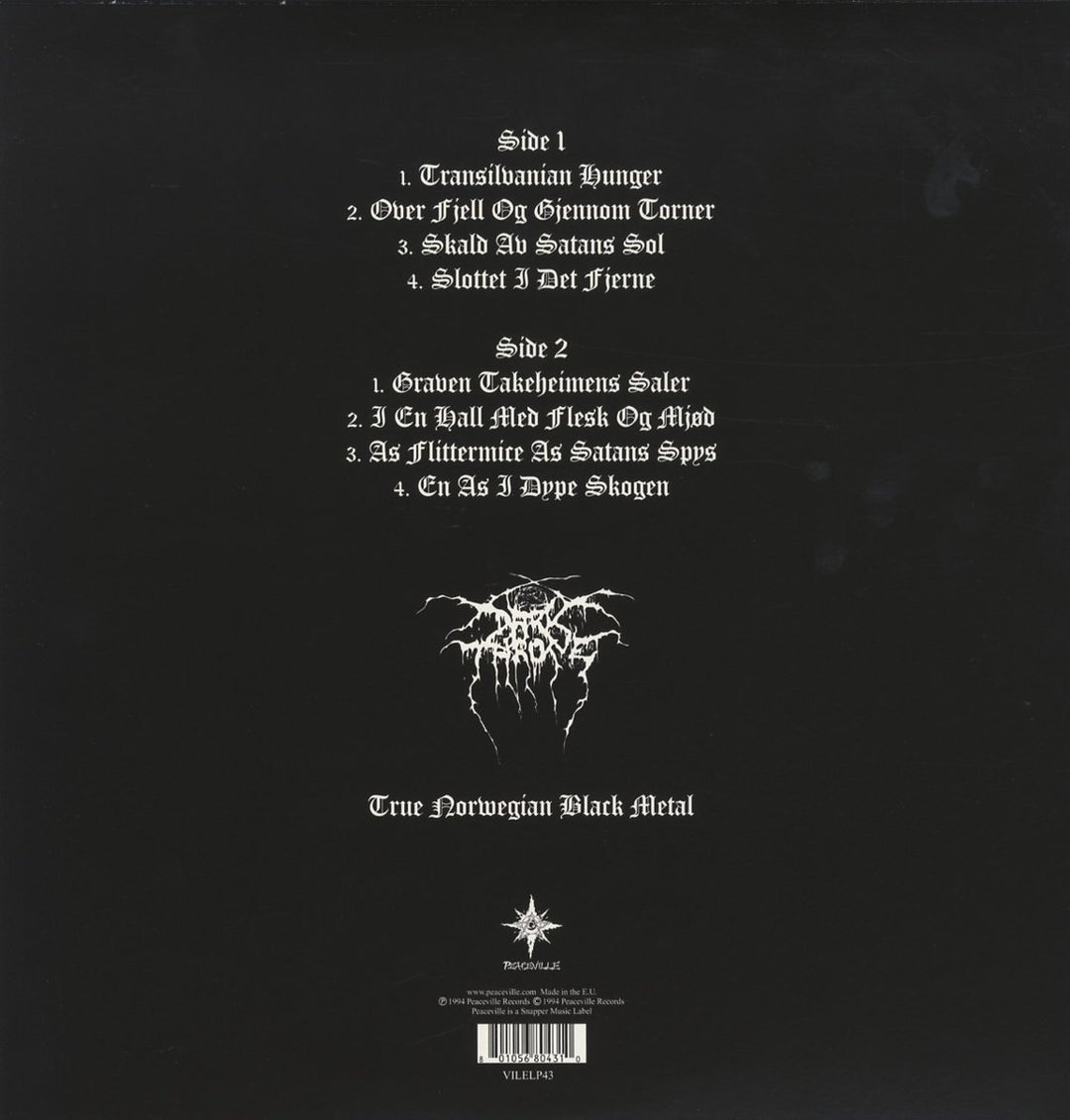 Transilvanian Hunger, Vinyl