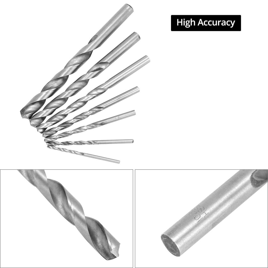 QWORK® 16 tlg Professionelles Gewindebohrer und Bohrerset, Gewindeschneidset, M3-M12 Gewindebohrer S