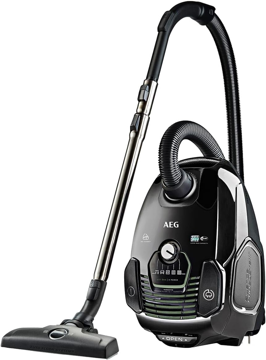 AEG VX7-2-ÖKOX Staubsauger / 60% Recyclingmaterial / 360° Softräder / 69 db(A) / Zusatzdüsen / Ergo-