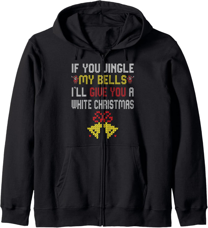Funny Christmas Sweater Men - Jingle my Bells For Men Ugly Kapuzenjacke