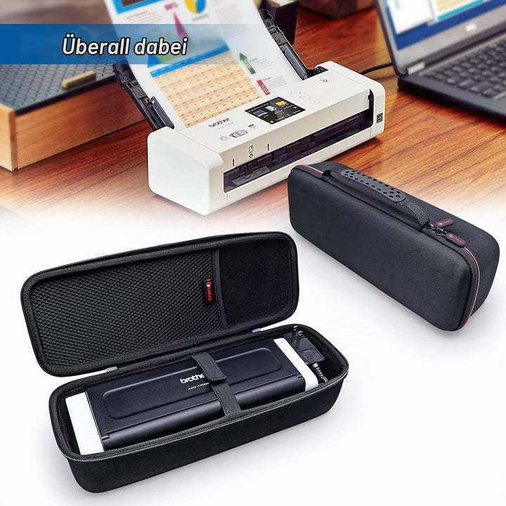 XANAD Tasche für Brother ADS-1800W / ADS-1700W / ADS-1200 Wireless Document Scanner für Zuhause, Hom