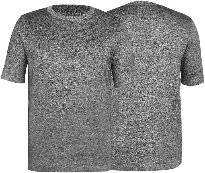 Stufe 5 Schutz-T-Shirts Robuste schnittfeste Kleidung Schnittfeste Sicherheits-Kurzarm-Hals-Schnitts