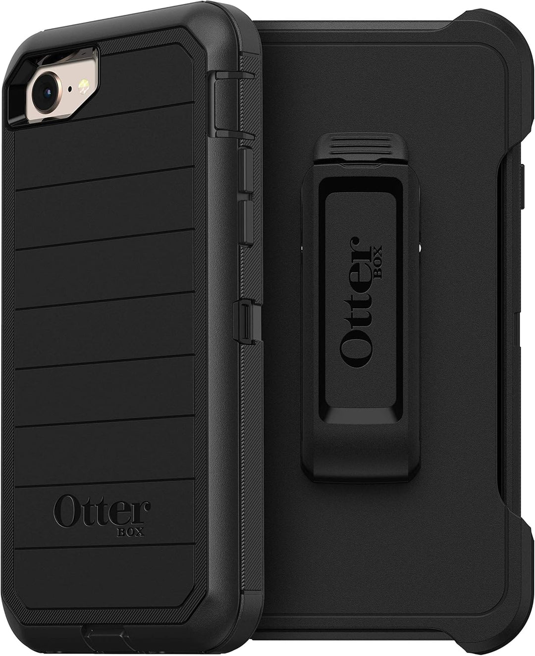 OtterBox Defender Series Schutzhülle für iPhone SE (3. und 2. Generation) und iPhone 8/7, Schwarz sc