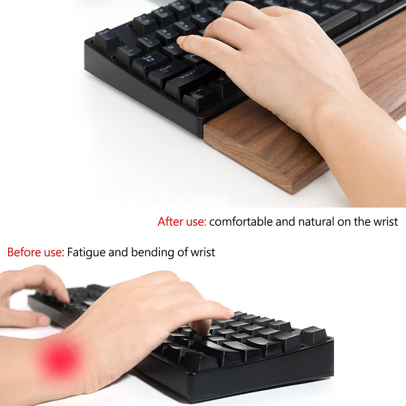 Aothia handgelenkauflage tastatur holz-Keyboard wrist rest support,Gaming handballenauflage tastatur