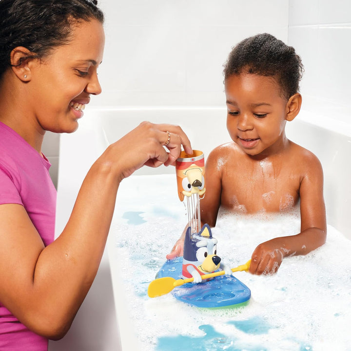 Tomy UK CO. Ltd. - Bluey Kanu, Gelb|braun|blau, Einheitsgrösse