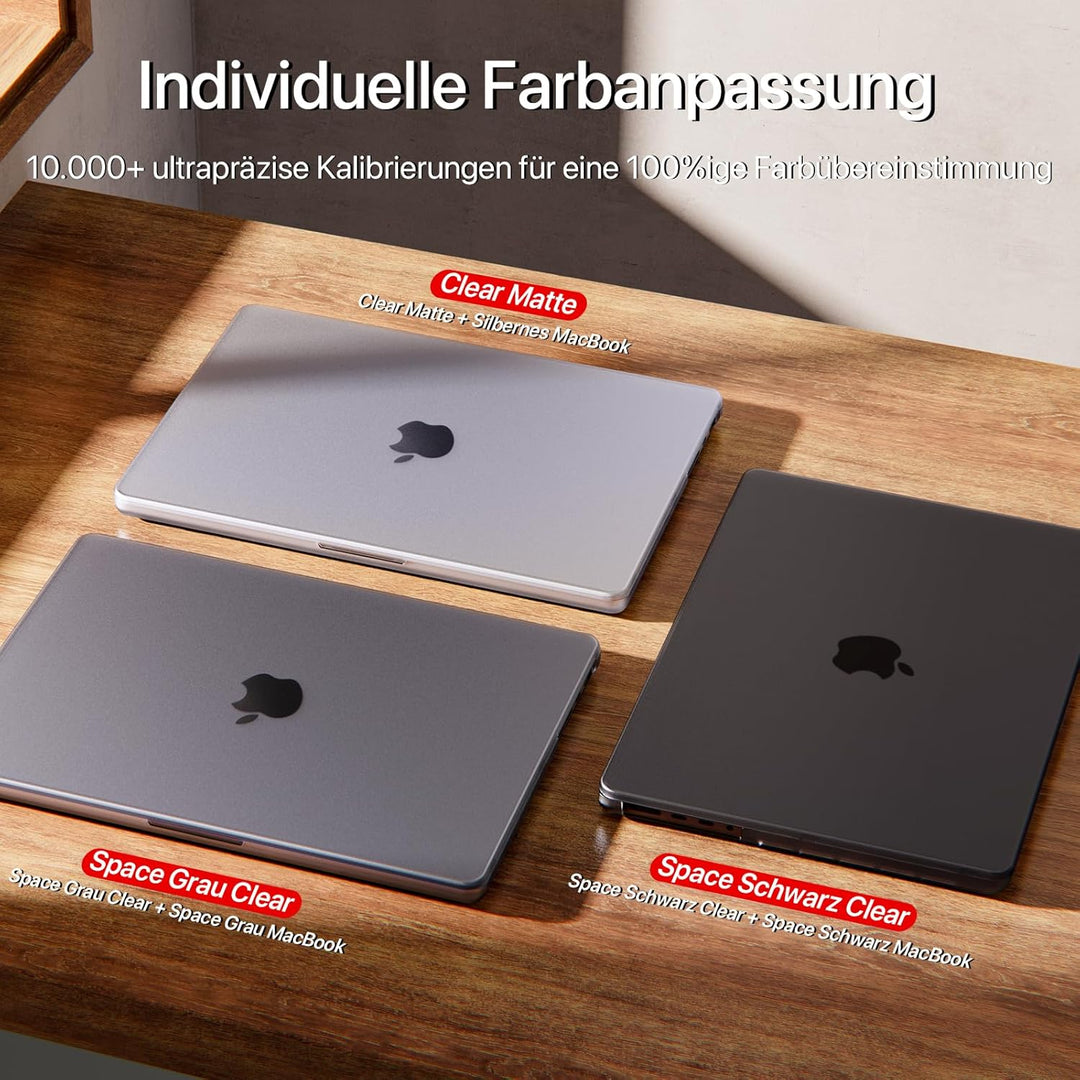Soonjet für MacBook Pro 14 Hülle (2024-2021) M4-M1 Pro/Max Farbe Passend A3112 A3185 A3401 A2992 A29