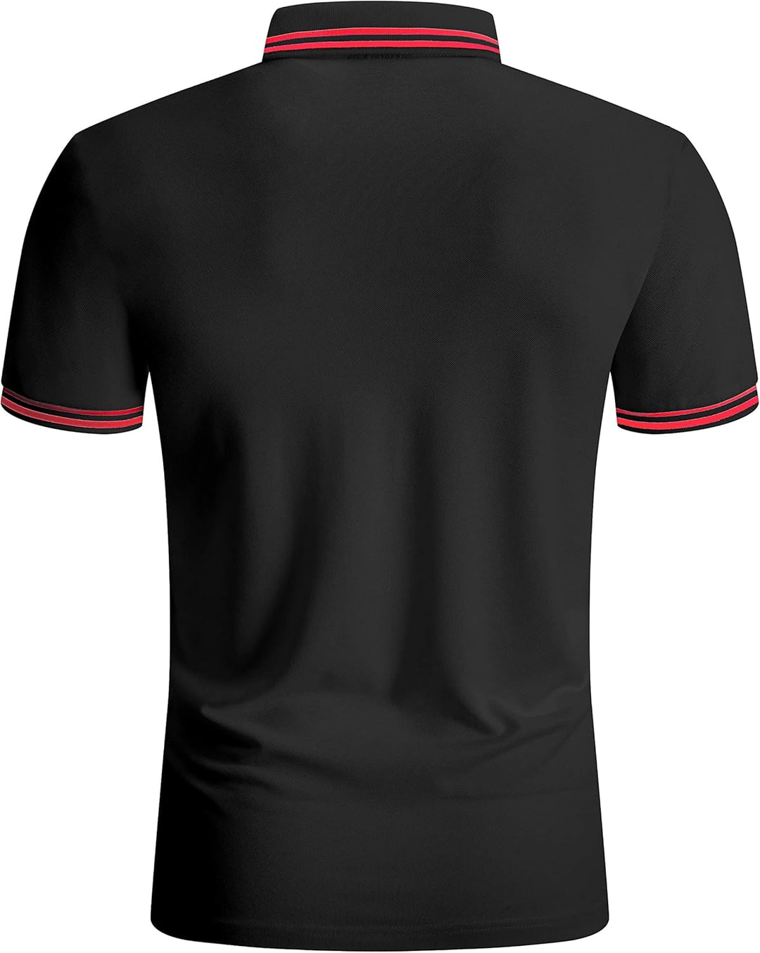 JACKETOWN Polo Shirts Herren Kurzarm Golf Poloshirt Schnelltrocknend Casual Sport Shirt Outdoor Atmu