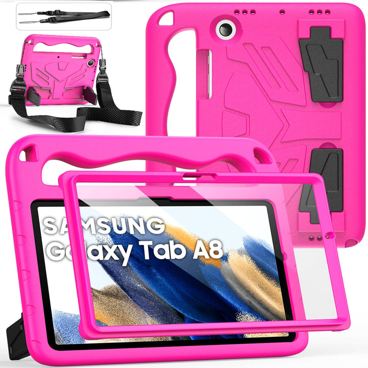 DUZZONA Kinder Hülle für Samsung Galaxy Tab A8 10,5 Zoll 2022 (SM-X200/X205/X207), mit integriertem