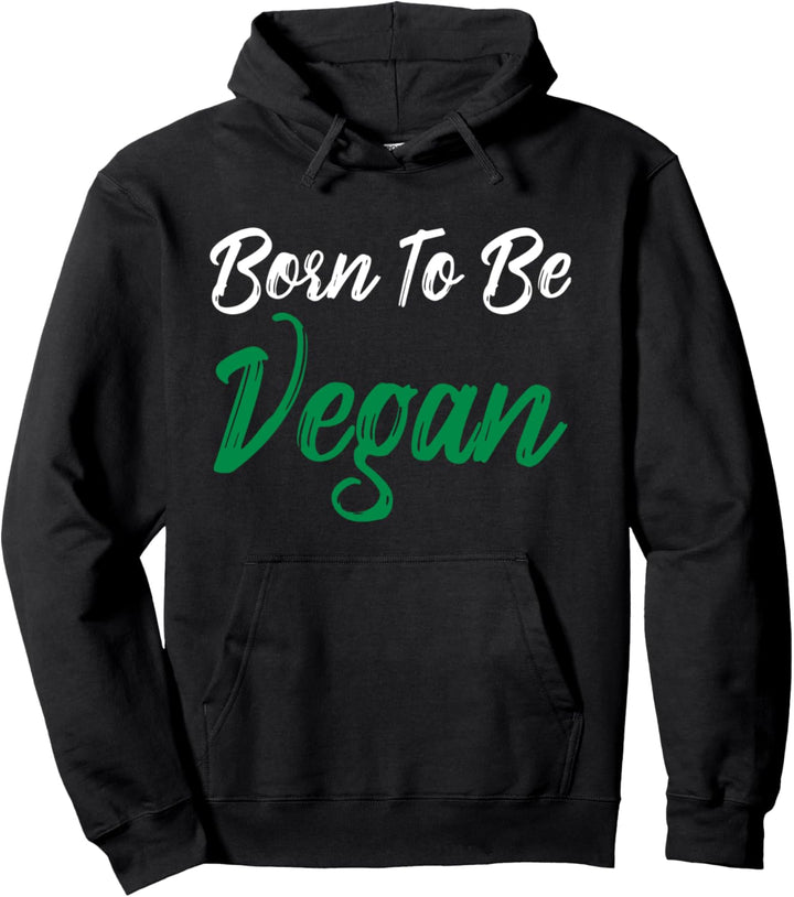 Boor to be vegan lustiges Grafikdesign Pullover Hoodie