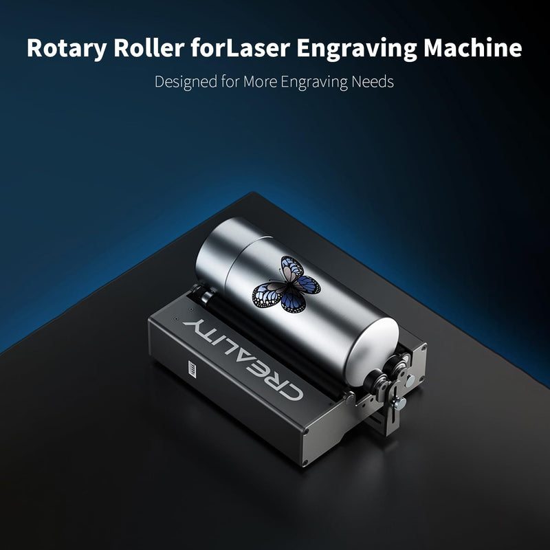 Creality Offizieller Laser Rotationswalze, Y-achsen-Rotationsmodul für Gravieren Zylindrischen Objek