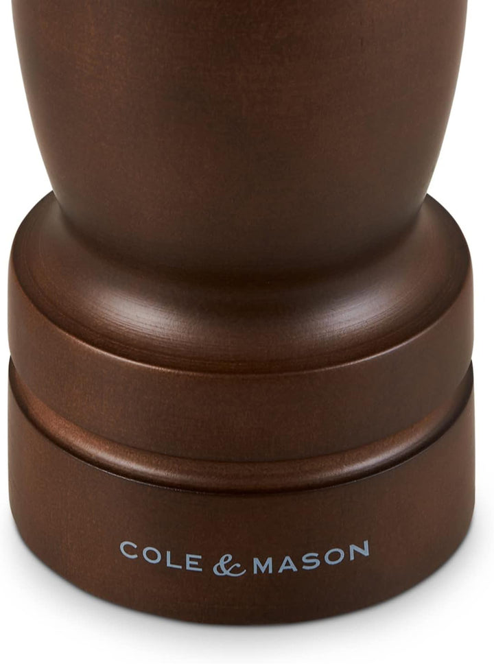 Cole & Mason HB1244P Forest Capstan Pfeffermühle, Dunkles Holz, 300mm, Precision+, Enthält 1 x Pfeff