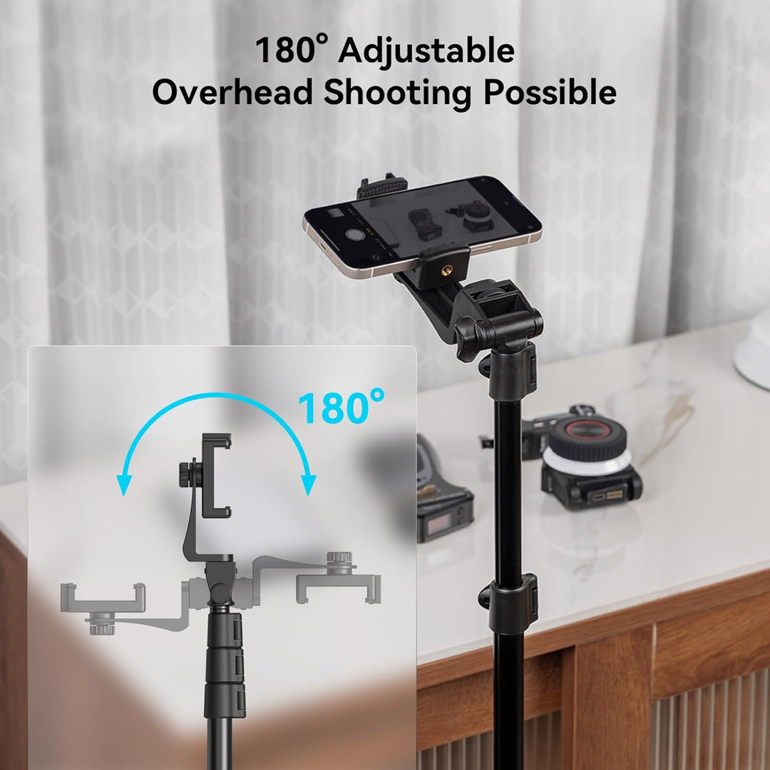 SMALLRIG Phone Tripod mit Fernbedienung, 67-Zoll-Stativ für Kamera, tragbar, umkehrbar, universelles