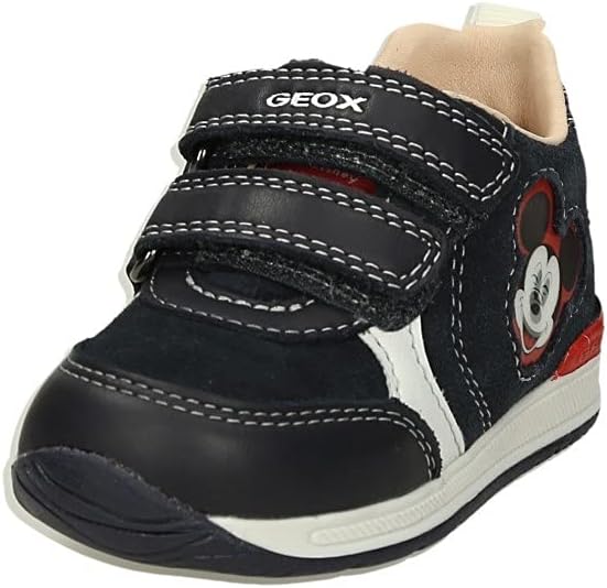Geox Baby-Jungen B Rishon Boy B Erste Schritte 18 EU Navy White, 18 EU Navy White