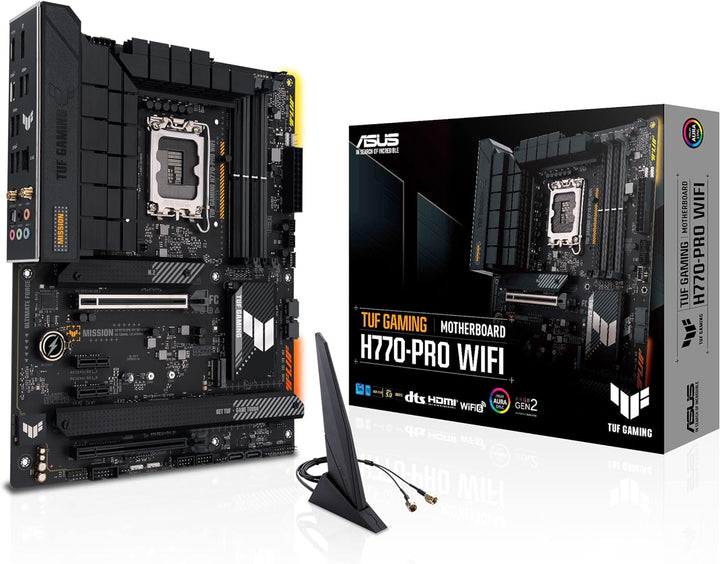 ASUS TUF GAMING H770-PRO WIFI Mainboard Sockel Intel LGA 1700 (Intel H770, ATX, PCIe 5.0, DDR5-Speic