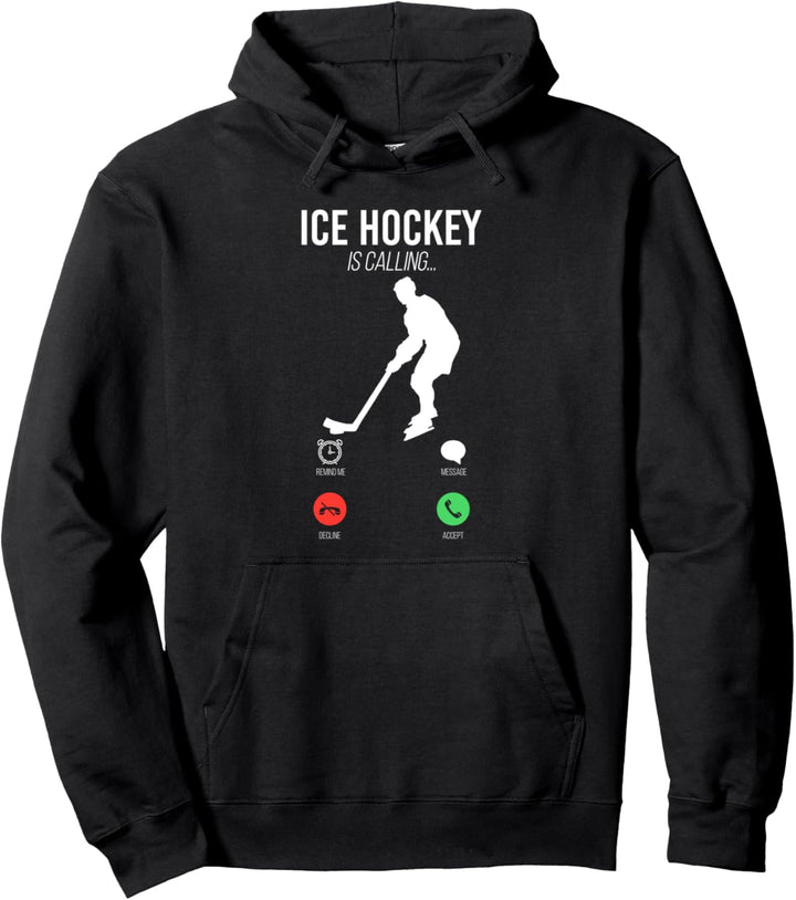 Eishockey Geschenk Witz Spruch Pullover Hoodie