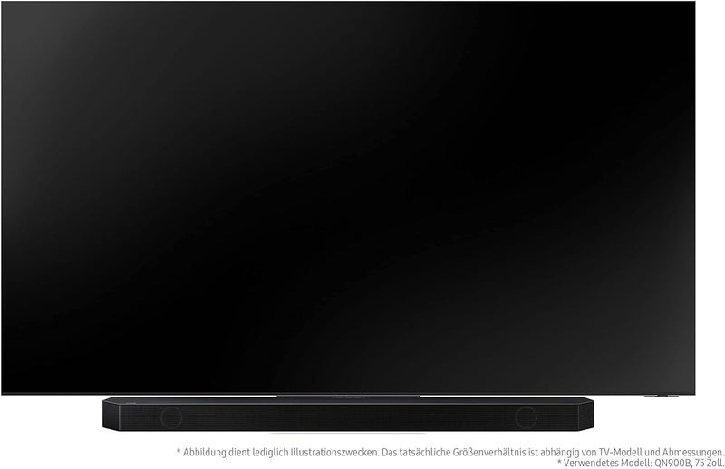 Samsung HW-Q995B 11.1.4-Kanal Q-Soundbar (Deutsches Modell), Rücklautsprecher inklusive, kabelloses