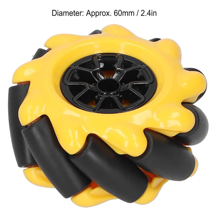 Mecanum Wheel Mecanum Wheel ABS, Gummi Mecanum Wheel Omnidirektional für Smart Robot Car Parts Zubeh