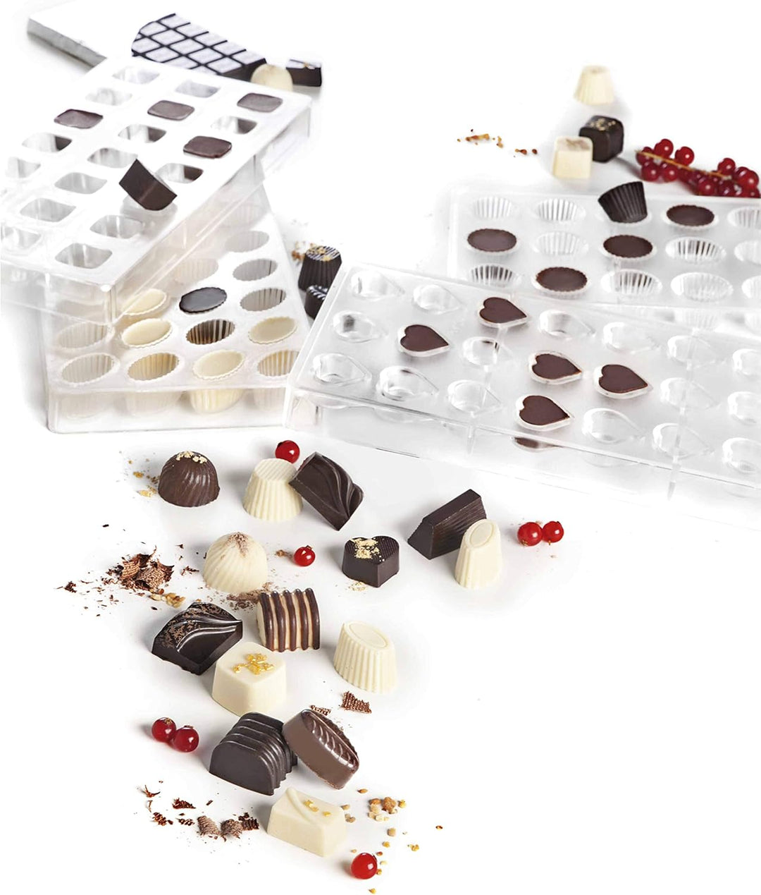 Lacor Schokolade Schimmel Onduliert, Polystyrene, Transparent, 28 x 14 x 3 cm, 1 Einheiten