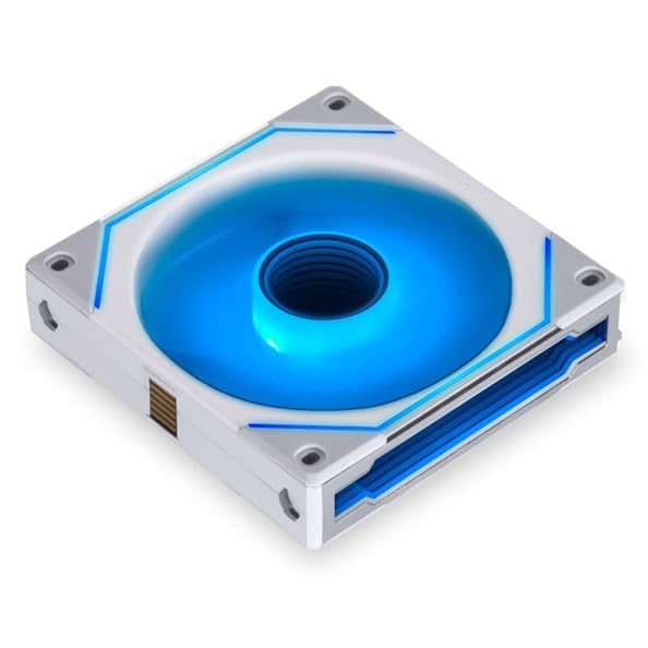 Lian Li UNI FAN SL-INF Reverse Blade ARGB 3er-Pack 120 mm Lüfter – Weiss – Infinity Mirror RGB – Mit