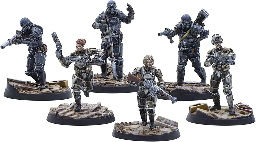Modiphius Entertainment | Fallout Wasteland Warfare | Brotherhood of Steel: Combat Patrol | Miniatur