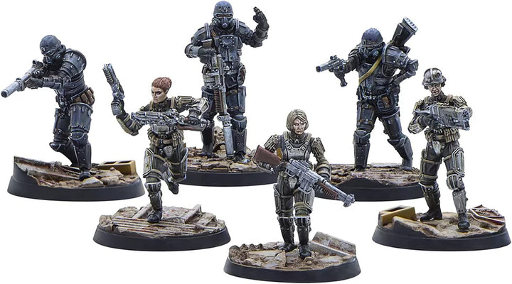 Modiphius Entertainment | Fallout Wasteland Warfare | Brotherhood of Steel: Combat Patrol | Miniatur