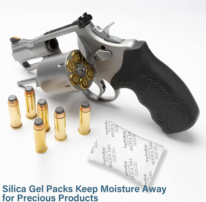 VacFreKep 5 Gramm 300 Stück Silica Gel Silicagel Beutel Sachets Trockenmittel Feuchtigkeit Absorber