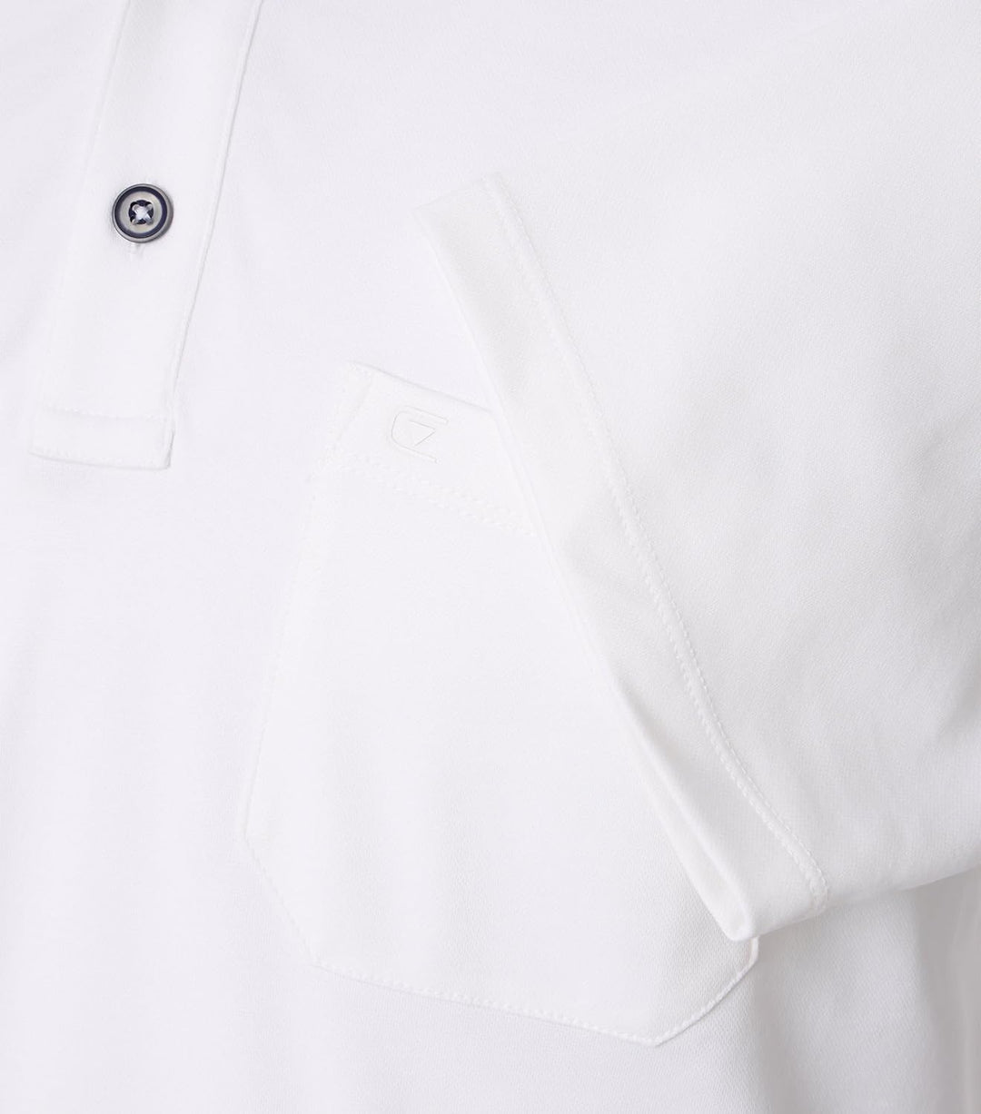 CASAMODA Polo-Shirt Uni S Weiss(000), S Weiß(000)