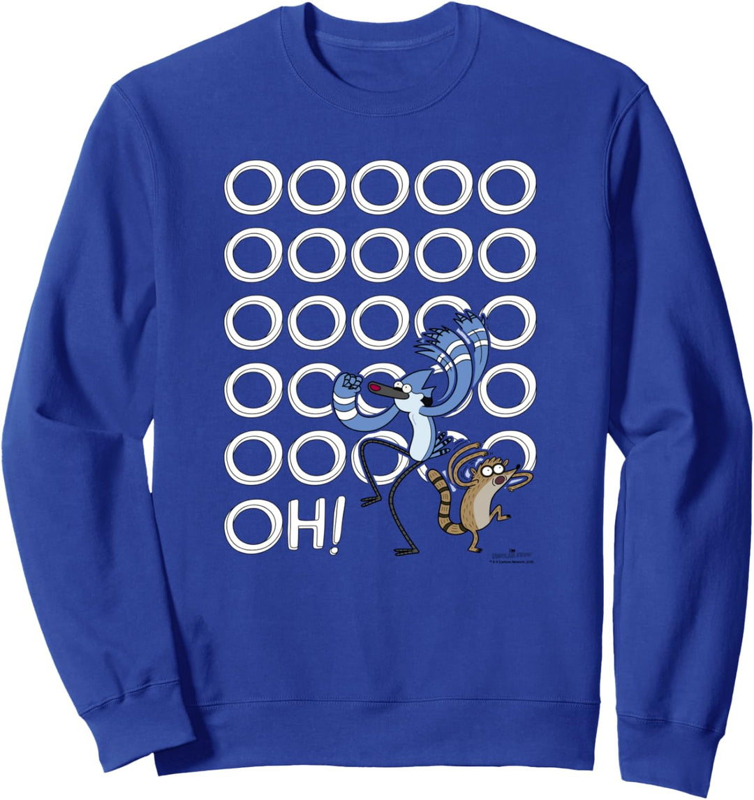 Regular Show Mordecai and Rigby Ooooohs Sweatshirt
