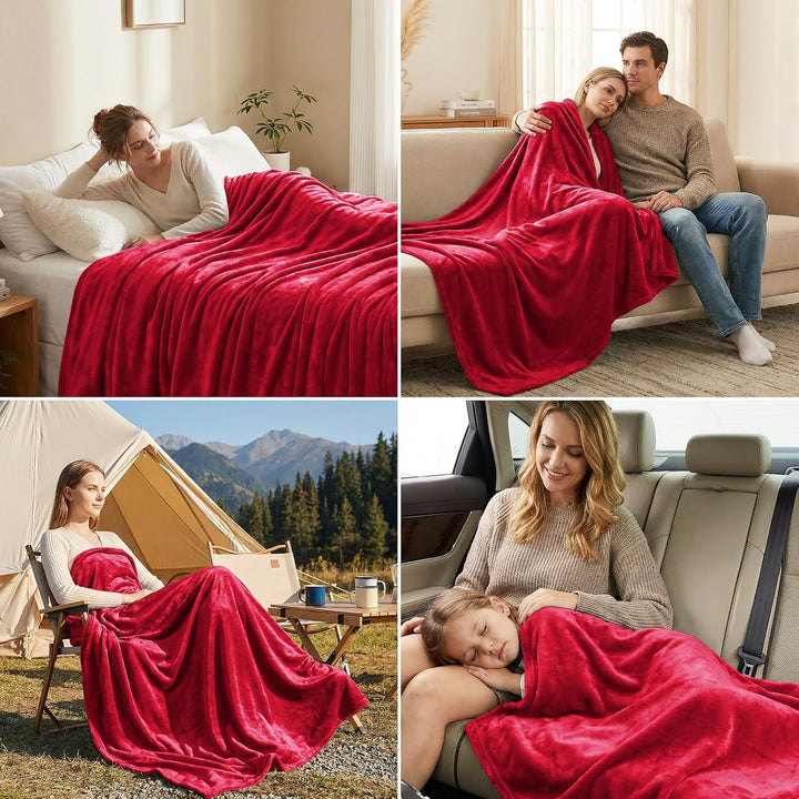 CozyLux Kuscheldecke Flauschig Decke 150x200 - XL Flanell Kuscheldecke 150x200, Weiche Sofa Decke, W