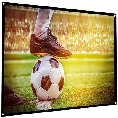 4K HD Projektionsleinwand, Portable Beamer Leinwand Outdoor, Faltbare Projektions Filmleinwand, 4:3,