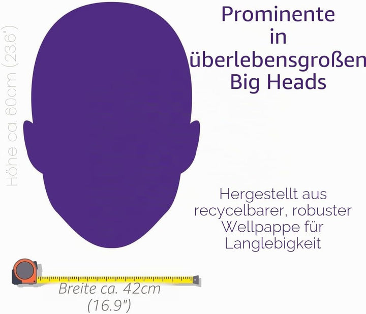 Stefan Raab Big Head. Larger than life mask.