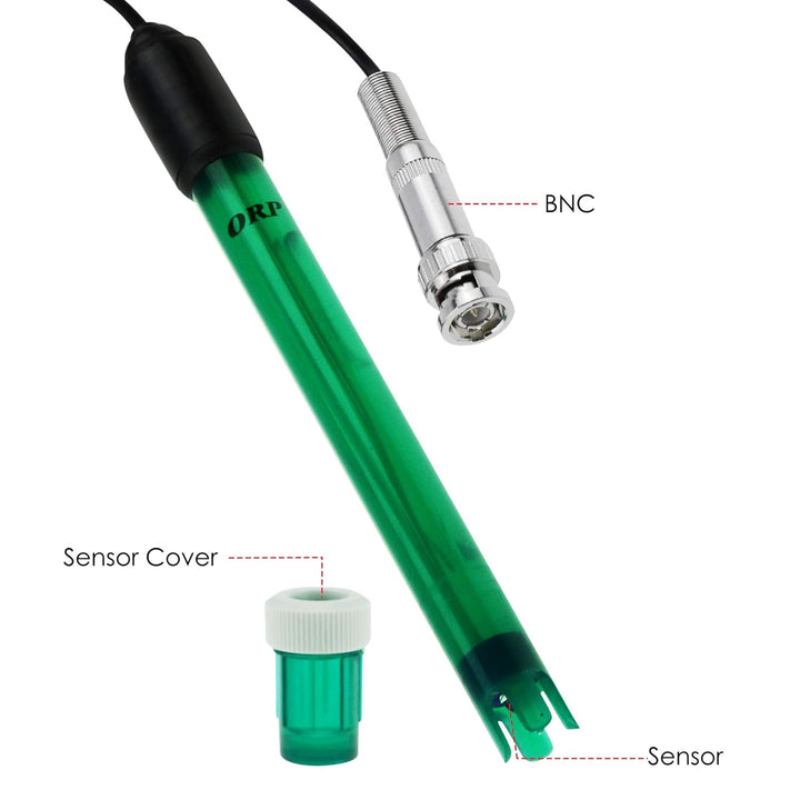 ORP Elektrode Austauschbar BNC Steckdose Sonde zum ORP Prüfer Meter Regler 300cm Lange Kabel Aquarie