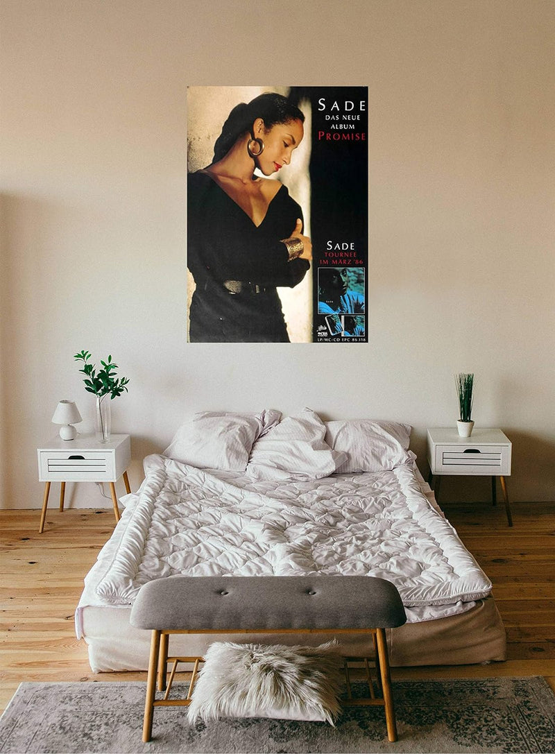 Sade - Diamond Life, 1986 » Konzertplakat/Premium Poster | Live Konzert Veranstaltung | DIN A1 «