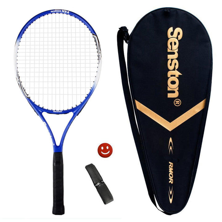 Senston Tennisschläger 19/23/25 One-Piece-Design Tennis Schläger Set mit Tennistasche,Overgrip,Vibra