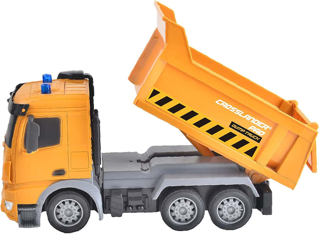 Lexibook, Crosslander® pro RC Dump Truck, Ferngesteuerter Muldenkipper, Lichteffekte, Kipper, wieder