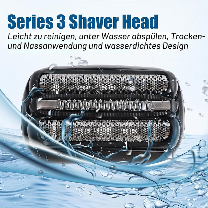 Series 3 Scherkopf 21B Ersatzrasierkopf Kompatibel mit Series 3 Männer Rasierer Scherkopf Rasierkopf