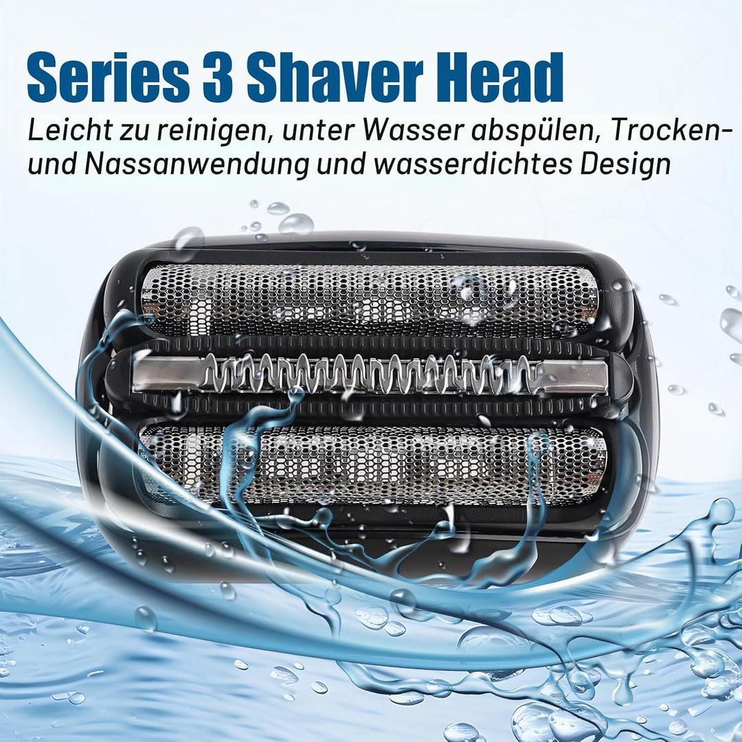 3 Stück Series 3 Scherkopf 21B Ersatzrasierkopf Kompatibel mit Series 3 Männer Rasierer Scherkopf Ra