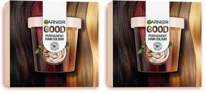 Garnier Dauerhafte Haarfarbe, Haarfärbeset für intensive und langanhaltende Haarfarbe, Coloration fü