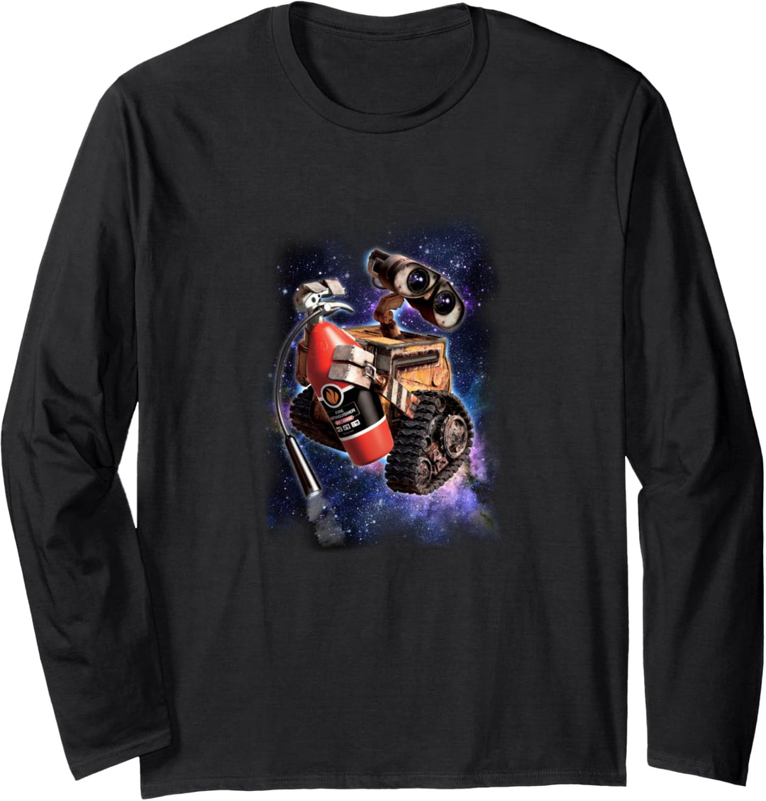 Disney Pixar Wall-E Fire Extinguisher Space Portrait Langarmshirt