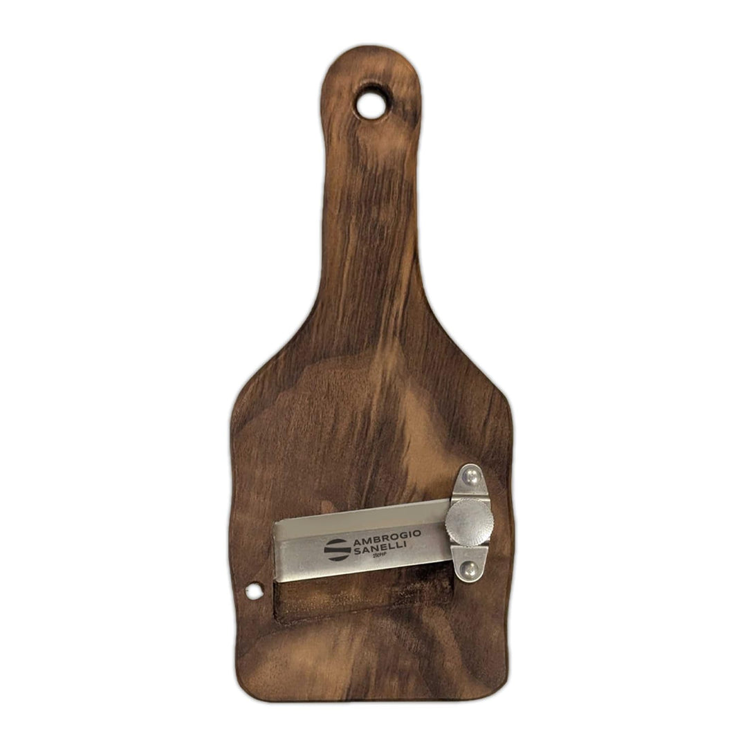 Sanelli Ambrogio 1730.000 Affettatartufi Ovangkol-aus Edelstahl mit glatter Klinge, Holz, Braun, 23.