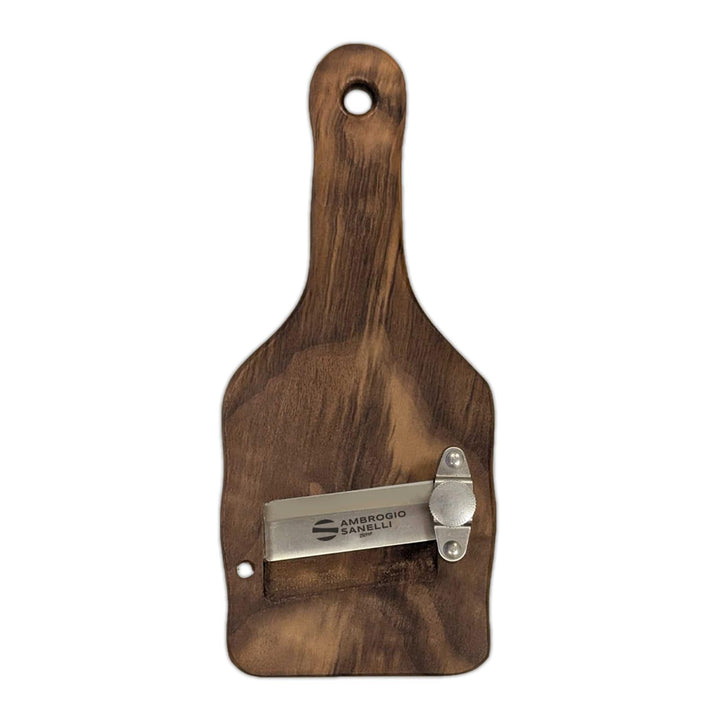 Sanelli Ambrogio 1730.000 Affettatartufi Ovangkol-aus Edelstahl mit glatter Klinge, Holz, Braun, 23.