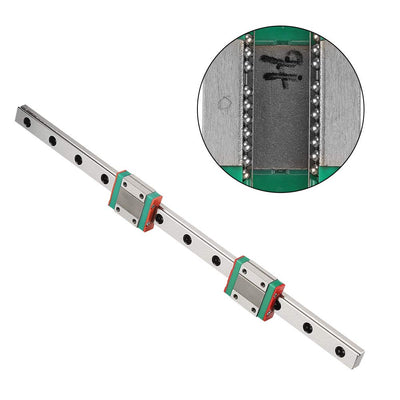 1 stück 300mm MGN12 Miniaturschlitten Linearschiene Führungsschiene 12mm Breite + 2 stücke MGN12B Gl