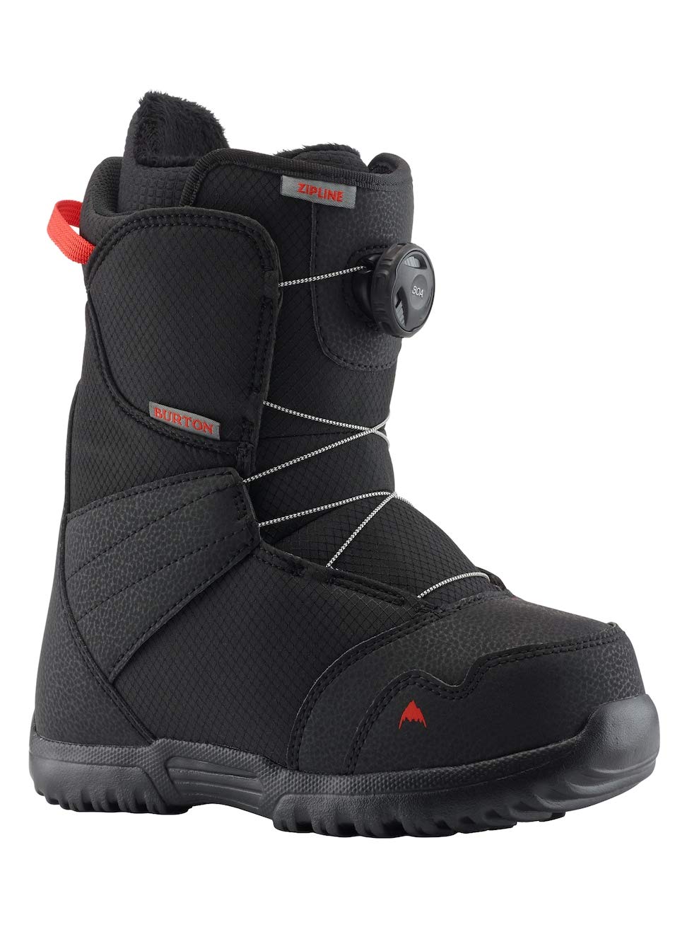 Burton Kinder Zipline Boa Black Snowboard Boot 7K Schwarz, 7K Schwarz