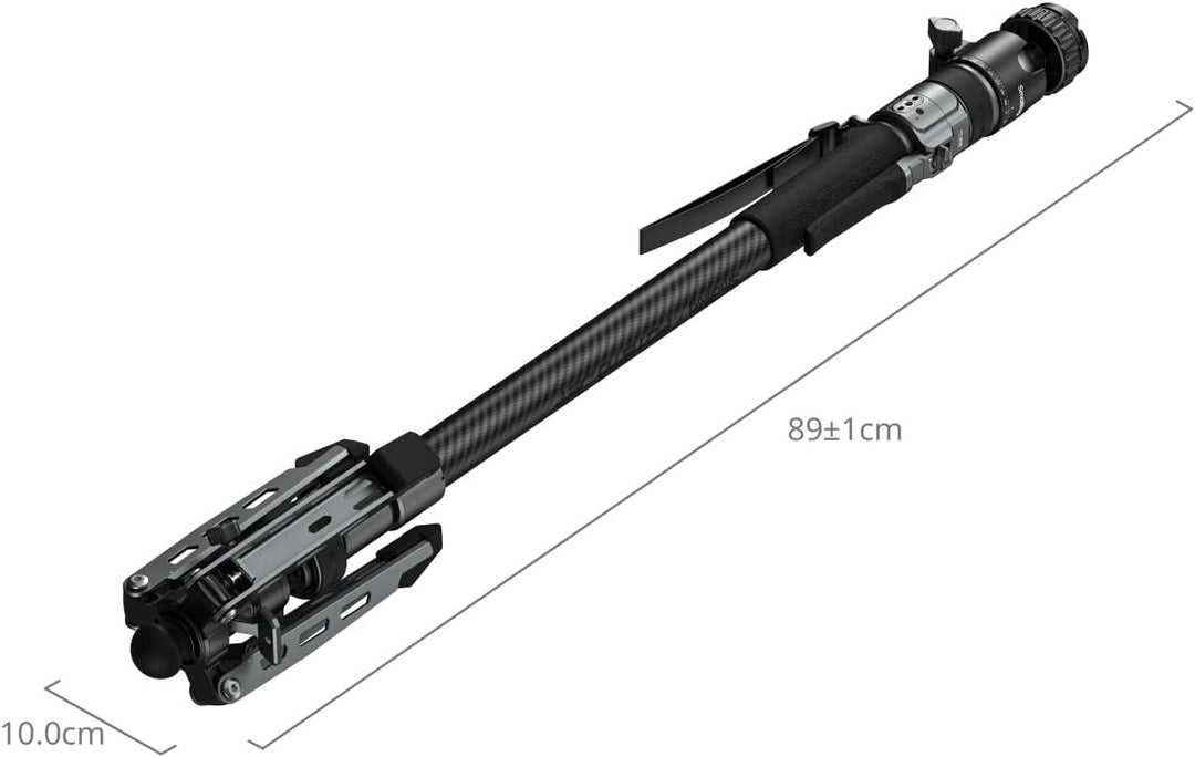 SMALLRIG 63" Tragbares Reisestativ für iPhone und Kamera, 160cm Carbonfaser-Videostativ mit Kompakte