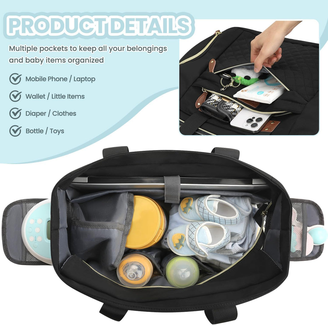 Pritent Pbt Wickeltasche Schwarz, Schwarz