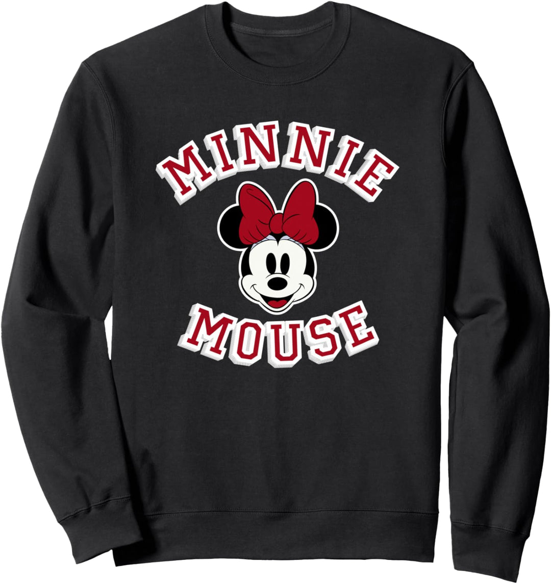 Disney Mickey and Friends Minnie Mouse Vintage Varsity Sweatshirt
