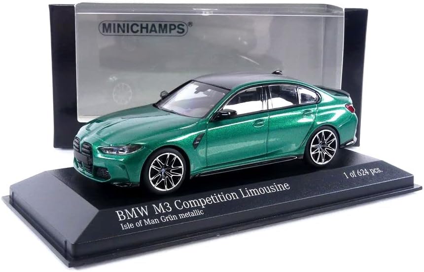 Minichamps 410020200 1:43 BMW M3-2020-Green Miniaturauto Sammlerstück grün